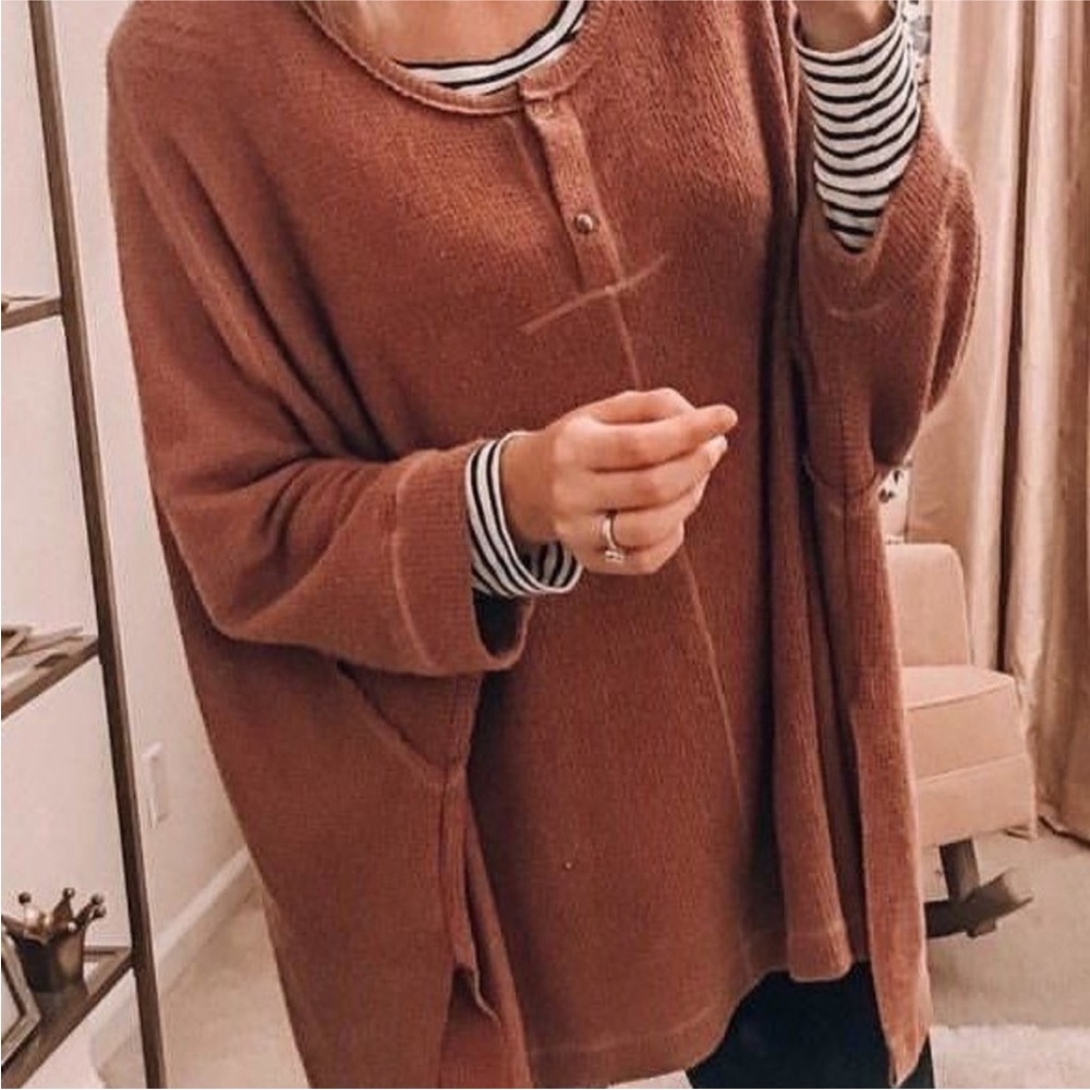 Dark Grey Oversized Pullover